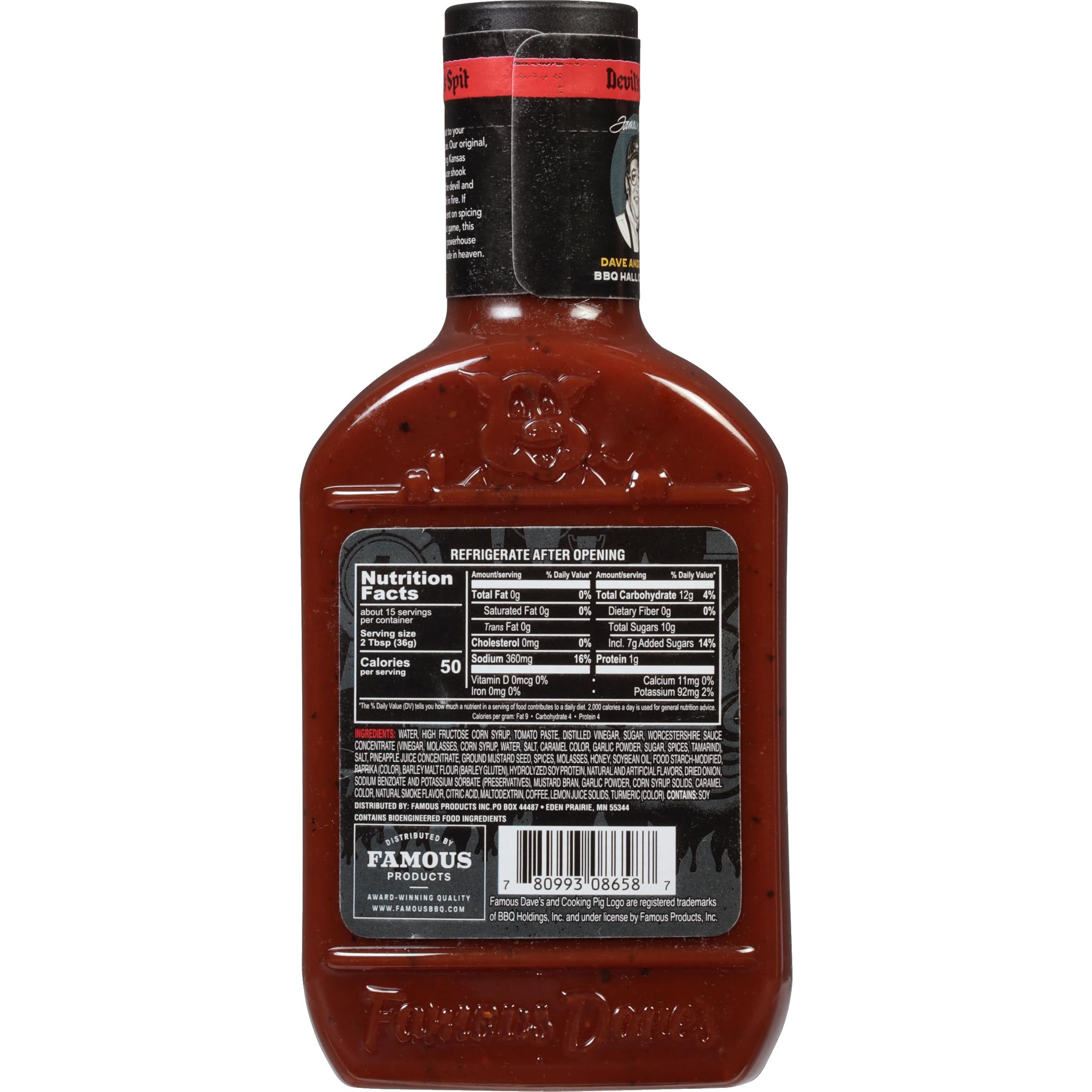 Famous Dave's BBQ Variety Pack With Devil's Spit, Sweet & Zesty and Rich & Sassy, Grill, Smoke, Bake, 20 Ounce 3-Pack