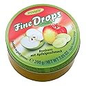 German Fine Drops Apple Sanded Hard Candy Tin 200g (Apfelgeschmack) (3 pcs)