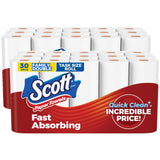 Scott Paper Towels, Task Size, 30 Family Double Rolls (119 Sheets Per Roll)