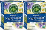 Traditional Medicinals Organic Nighty Night with Passionflower Herbal Tea, Promotes a Good Night’s Sleep, (Pack of 2) - 16 Tea Bags