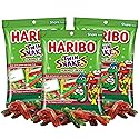 Haribo Holiday Twin Snakes, Sweet and Sour Gummy Candy, Christmas Stocking Stuffer Treats, 4 Ounces (Pack of 3)