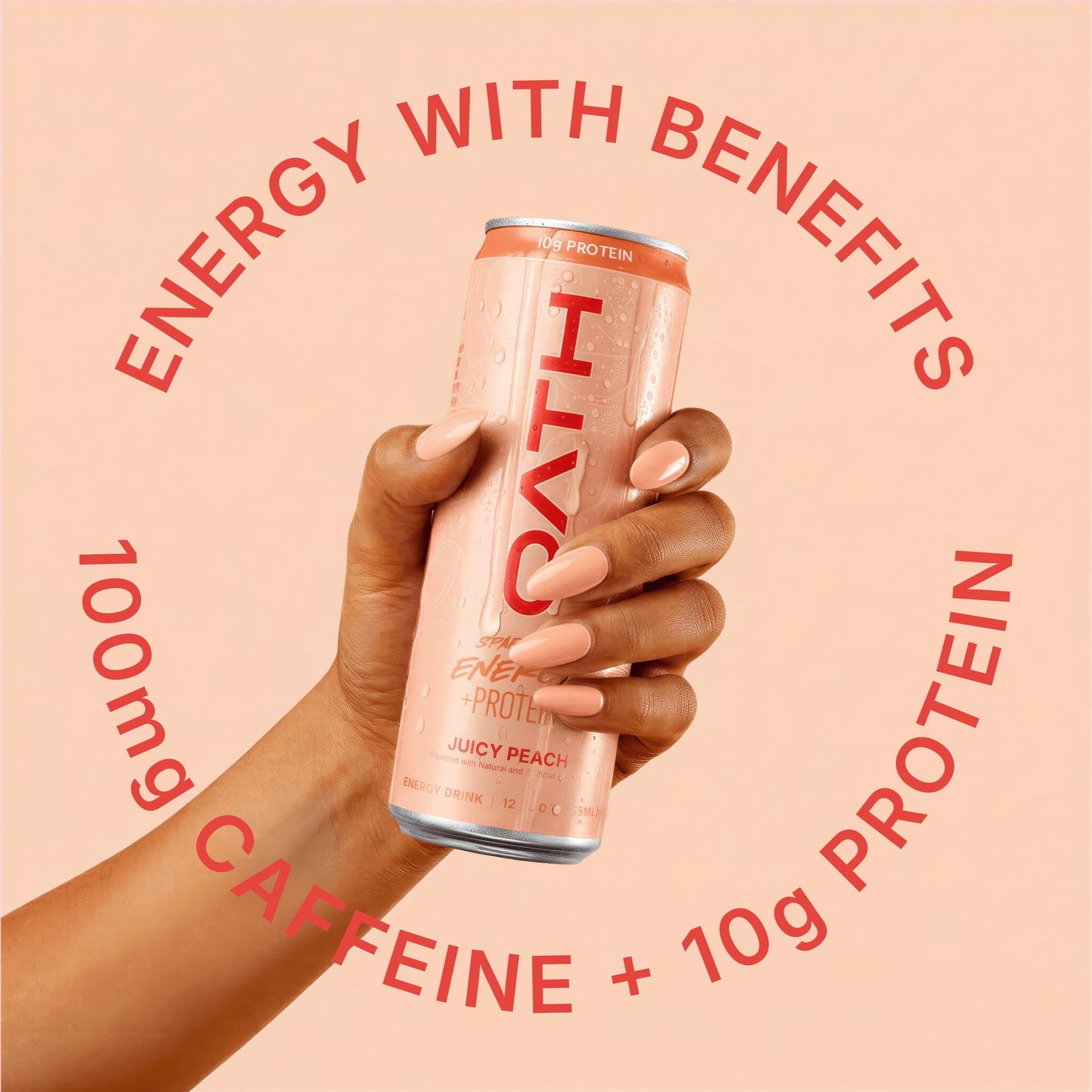 Multi Pack - Oath Nutrition - RTD Energy + Protein - 1 Serving - 12-oz - 12-pack - Juicy Peach