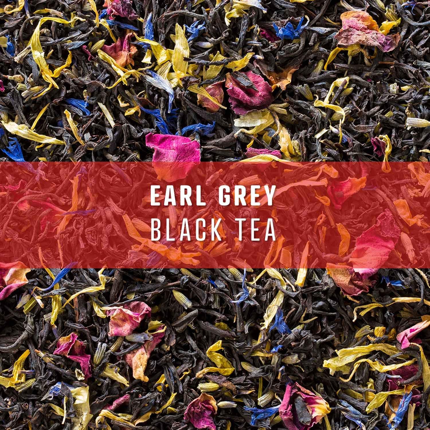 Elevate Tea Earl Grey Tea, Loose Leaf Black Tea, High Caffeine, 3 oz Pouch - 30 Cups, Hot & Iced Tea, No Artificals, 3 Pack