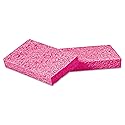 Boardwalk CS1A Small Pink Cellulose Sponge, 3 3/5 x 6 1/2", 9/10" Thick, Pink (Case of 48)
