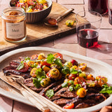 Dalkin & Co. Meat, Chipotle, Brown Sugar, Cumin & Garlic Blend, Smoky Sweet Cooking Seasoning Rub for Pantry & Kitchen, Eco Friendly Reusable Jar