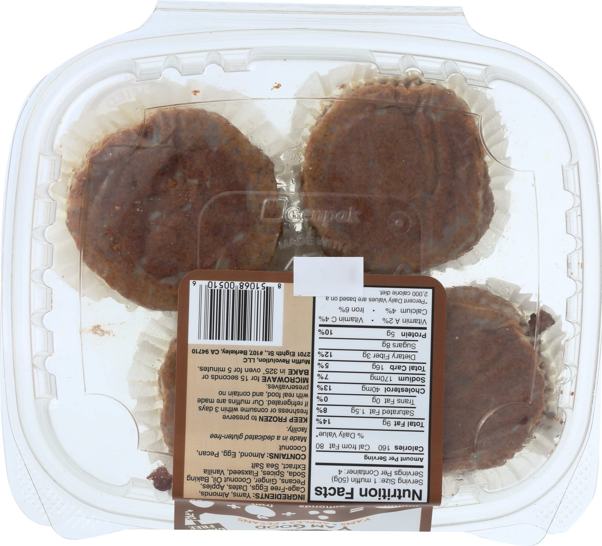 Muffin Revolution Yam Good Paleo Muffins, 9 OZ