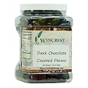 Dark Chocolate Covered Pecans - 3 Lb Tub
