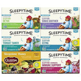 Celestial Seasonings Wellness Tea Sleepytime Variety Pack, Detox, Sinus Soother, Throat Tamer, Sleepytime Extra, Honey, Immune Boost, Caffeine Free