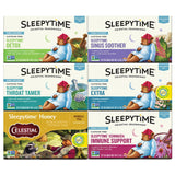 Celestial Seasonings Wellness Tea Sleepytime Variety Pack, Detox, Sinus Soother, Throat Tamer, Sleepytime Extra, Honey, Immune Boost, Caffeine Free