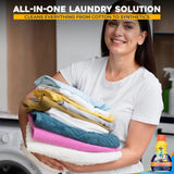 Biz Laundry Detergent Liquid Booster, Stain and Odor Eliminator for Tough Stains Like Sweat Grass and Food Grease, Best Stain Remover for Clothes
