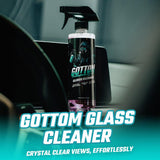 Gottom Glass Cleaner - 128oz, Ammonia Free, Streak-Free Window & Glass Cleaner, Safe on Tint - Perfect for Mirrors, Windows, & Glass Surfaces