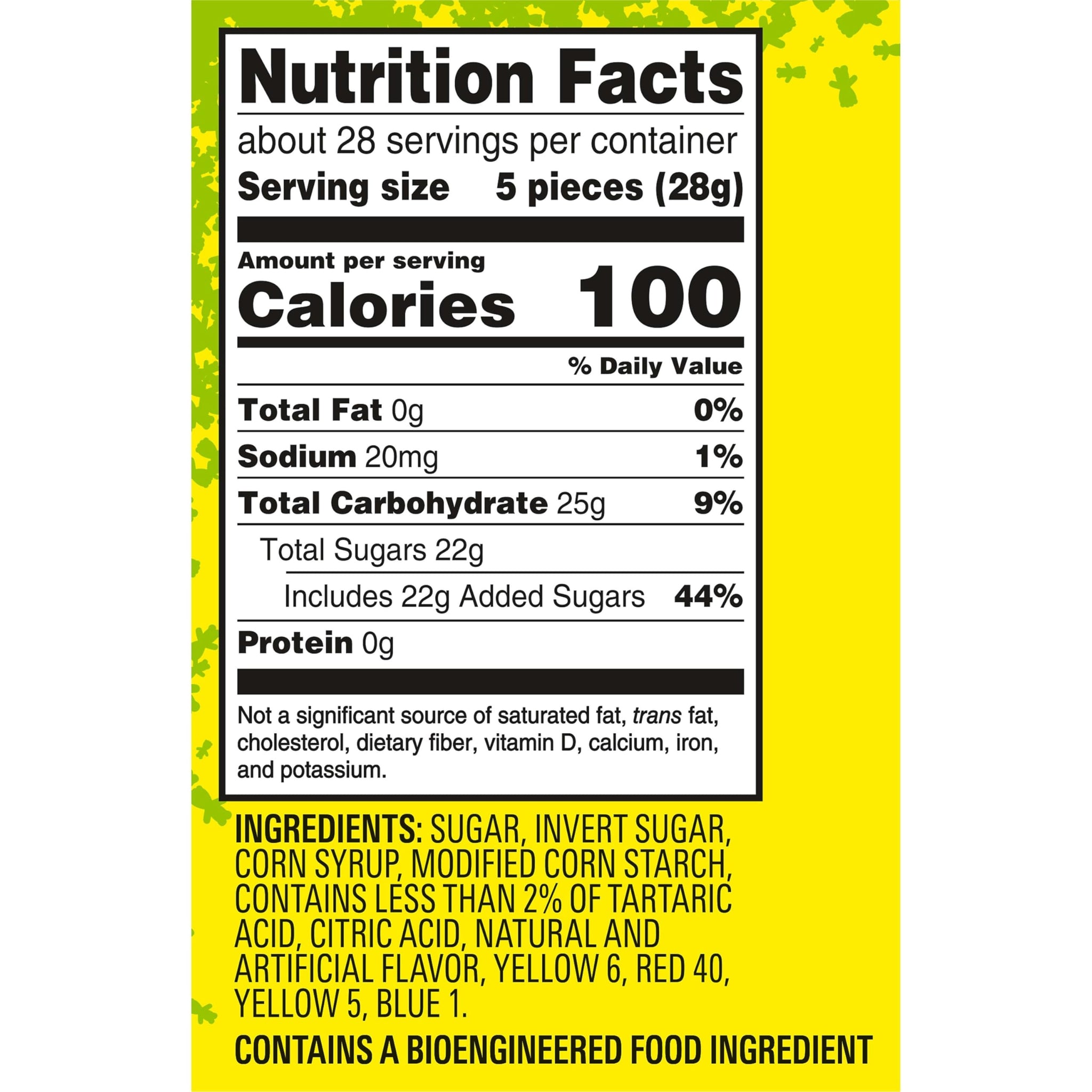 SOUR PATCH KIDS Big Kids Soft & Chewy Gummy Candy, Bulk Candy, Family Size, 1.7 lb
