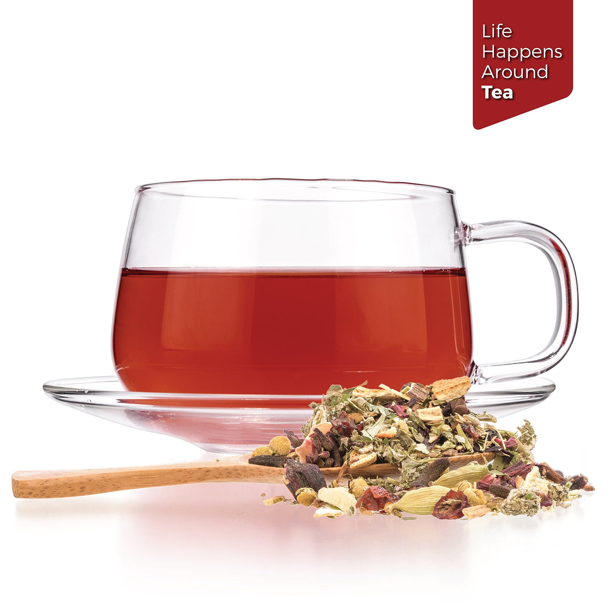 Tealyra - Calm Down - Nirvana - Chamomile Ginger Hibiscus - Wellness and Relaxing Herbal Loose Leaf Tea - Detox Tea - Caffeine-Free - All Natural