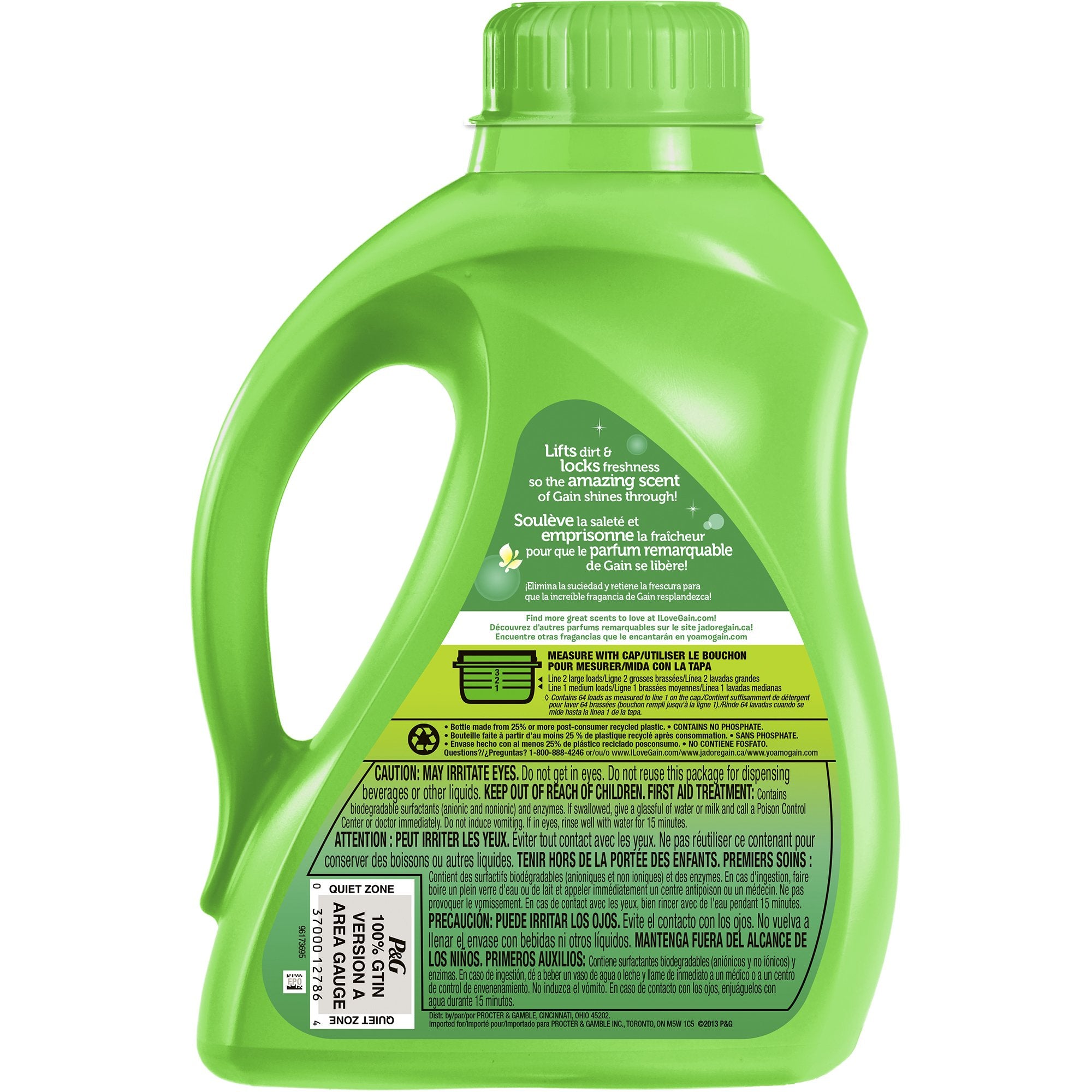 Gain Original Scent Laundry Detergent, 40 fl oz