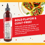 Humble House - Ancho & Morita Chiles Hot Sauce, Low in Calories and Sodium, Vegan Condiments for Chicken Wings, Steaks, Tacos, Burgers & More