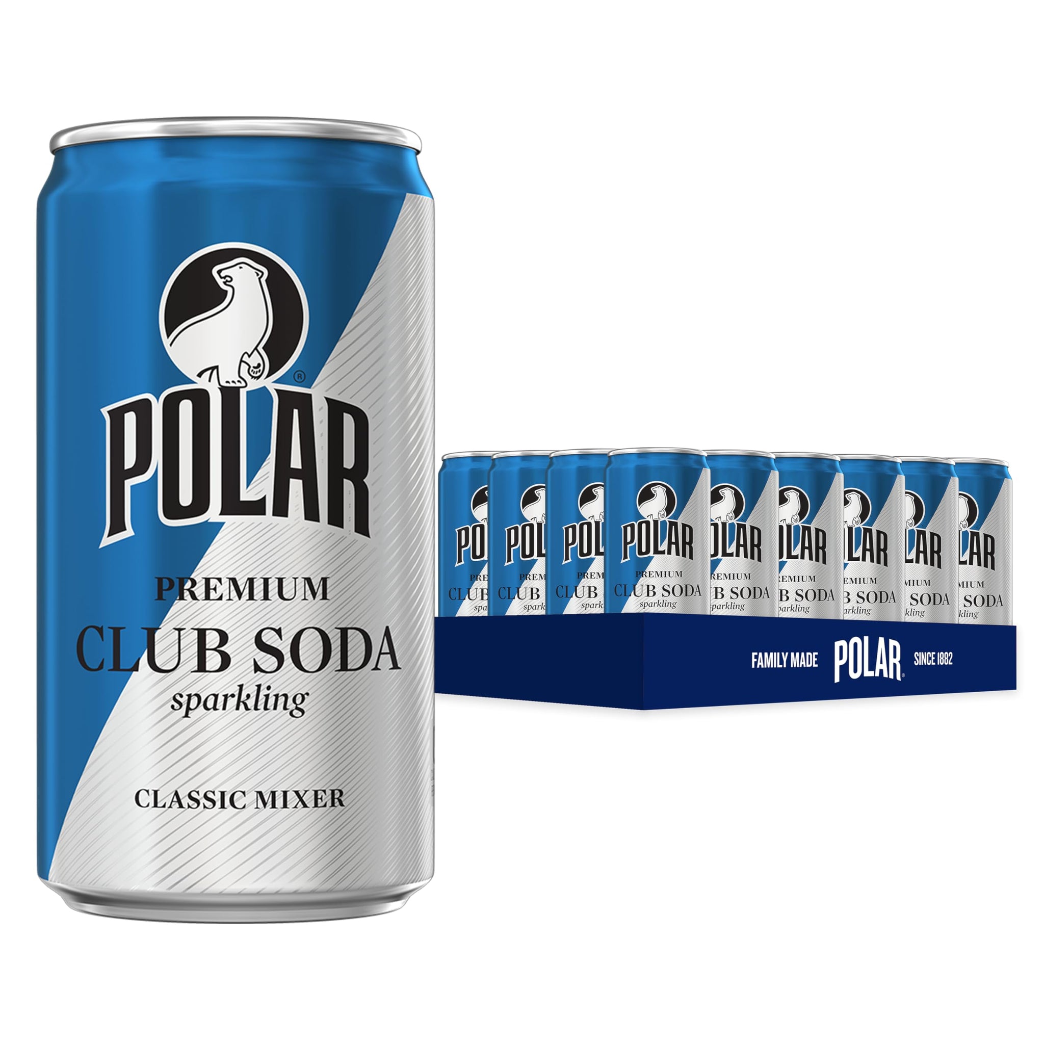 Polar Club Soda 7.5oz Can