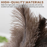 Ostrich Feathers, Dusters with Telescopic Handle, Adjustable from 17 to 40 Inch Dust Collector, Ostrich Duster for High Surfaces, Ceiling Fans
