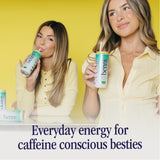 Benny Mint Lemonade Non-Sparkling Still Clean Energy Drink | 80mg Natural Caffeine Yerba Mate | Lion's Mane & Ginseng | 1g Sugar, 5 Cal | No