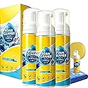 Benicabaly 4-in-1 Multi Enzyme Foam Cleaner Lemon Scent, No Rinse All Purpose Stain Remover, Car Interior Cleaner for Seat Upholstery Sofa Kitchen