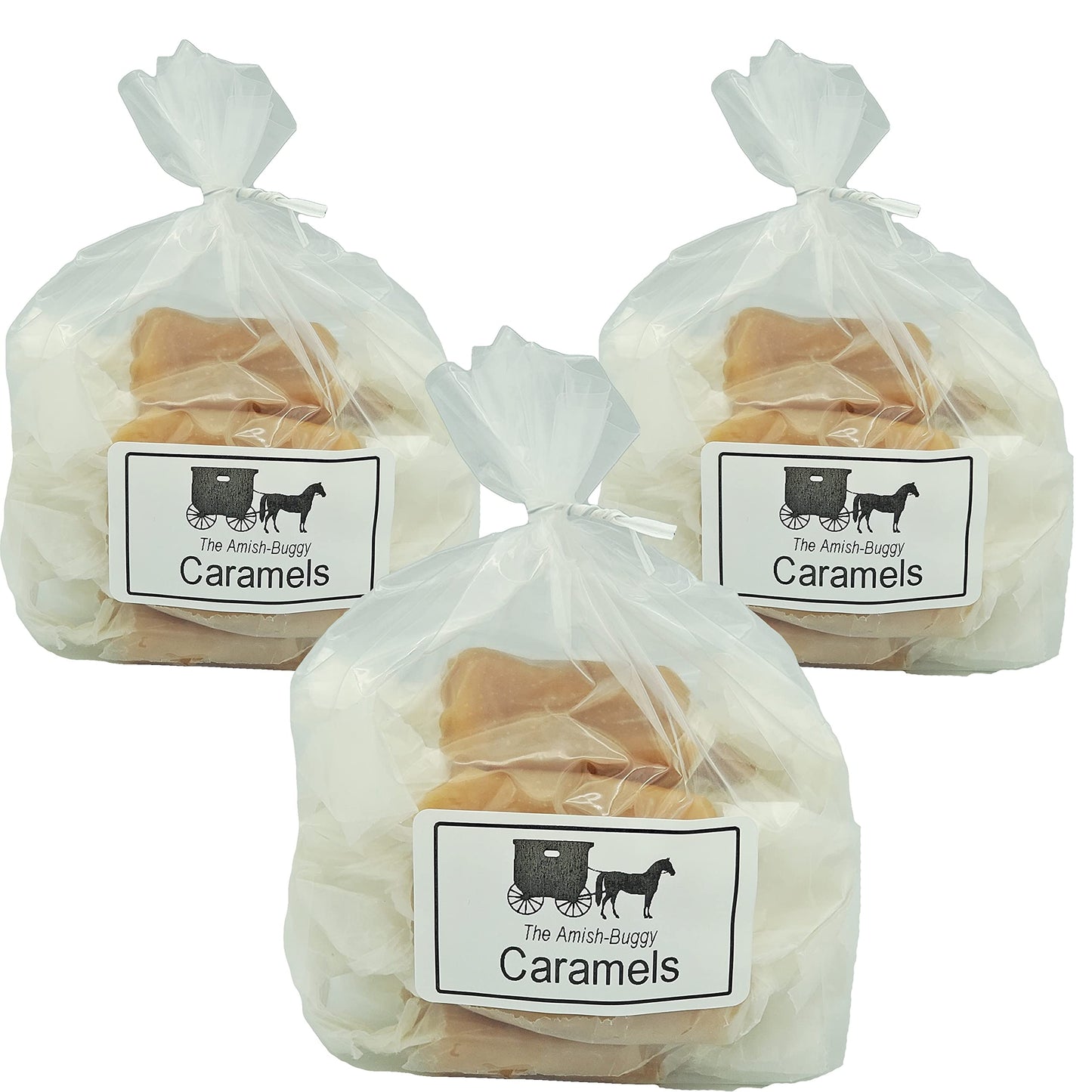 Amish Home Made Candies (Creamy Caramels 3 bags)