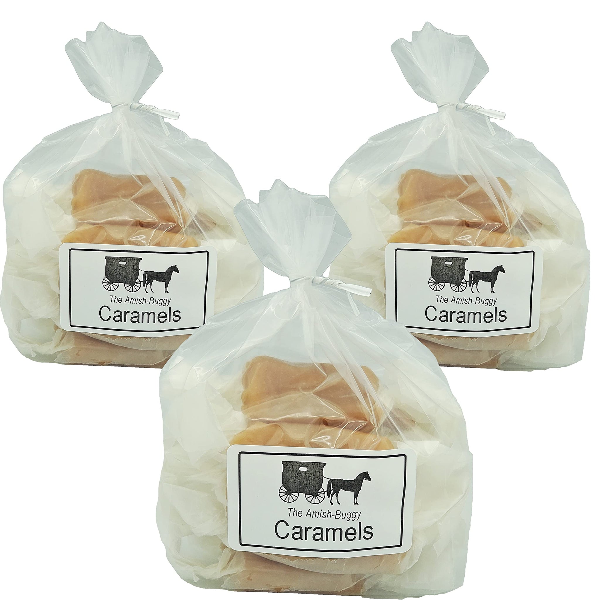 Amish Home Made Candies (Creamy Caramels 3 bags)