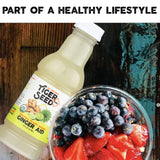 Ginger Aid - Tiger Seed - Plant Based Immunity and Recovery Support - 16 FL OZ Bottles (Pack of 9) Ginger, Lime Juice and Agave -Organic, Vegan