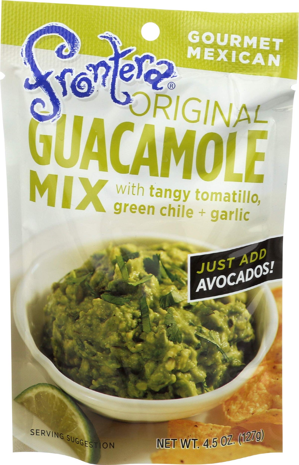 Frontera Foods Inc. Guacamole Mix, Pouch, 4.50-Ounce (Pack of 8)