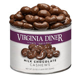 Virginia Diner Gourmet Chocolate Cashews (22 Ounce) Virginia Food Gift Blister Roasting Process, Non-GMO Oil Used, Unique Delightful Crunch, Milk