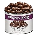 Virginia Diner Gourmet Chocolate Cashews (22 Ounce) Virginia Food Gift Blister Roasting Process, Non-GMO Oil Used, Unique Delightful Crunch, Milk