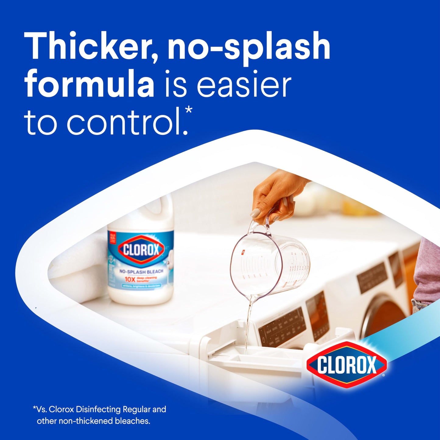 Clorox No Splash Bleach, 40 Fluid Ounces (Package May Vary)