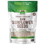 NOW Foods, Certified Organic Sunflower Seeds, Raw and Unsalted, Source of Fiber and Vitamin E, Hulled for Great Taste, Certified Non-GMO, 16-Ounce