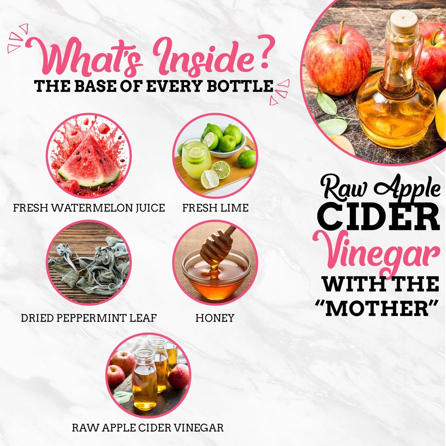Fire Brew Premium Shrub - Watermelon Lime Shrub | 16 Concentrated Servings of Organic Ingredients for Bright Sweet Tart Flavor with Watermelon Lime
