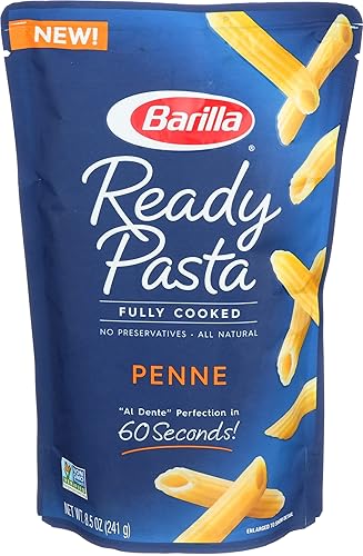 BARILLA Ready Pasta, Penne Non-GMO, No Preservatives 8.5 Ounce (Pack of 6)