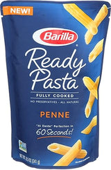 BARILLA Ready Pasta, Penne Non-GMO, No Preservatives 8.5 Ounce (Pack of 6)