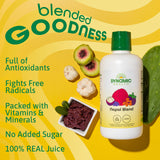 Dynamic Health Nopal Blend Juice with Acai, Certified Organic, Mangosteen and Seabuckthorn, Natural Antioxidants, Omegas, Vitamins and Amino Acids