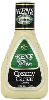 Ken's Foods Creamy Ceasar Salad Dressing, 16 oz