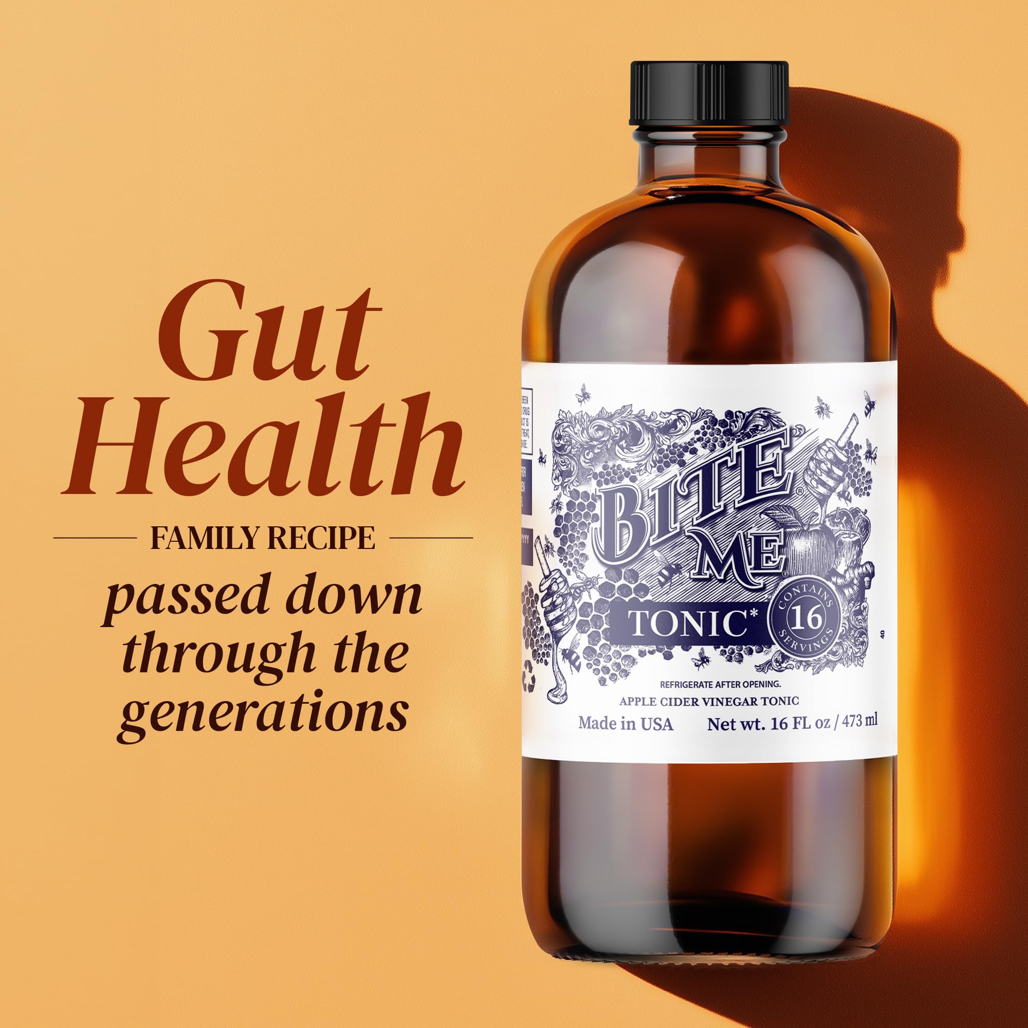 Bite Me Tonic - Apple Cider Vinegar with Manuka Honey Tonic