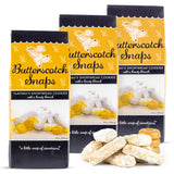 Flathau’s Fine Foods, Gourmet Shortbread Cookies, Handcrafted All Natural Artisan Bites, Southern-Baked Sweet Snaps with a Buttery Finish (Pack of 3