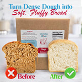 Grandma Eloise’s Dough Conditioner for Bread Baking - 25 LB - Improves Rise, Texture & Shelf Life - Makes Soft, Fluffy Whole Wheat & White Bread