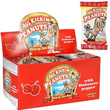 ASS KICKIN’ Habanero Pepper Spicy Hot Peanuts - 1oz 24 Pack - Ultimate Spicy Gourmet Gift Travel Size Peanuts Great on the Go Snack - Try if you dare!