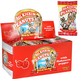 ASS KICKIN’ Habanero Pepper Spicy Hot Peanuts - 1oz 24 Pack - Ultimate Spicy Gourmet Gift Travel Size Peanuts Great on the Go Snack - Try if you dare!