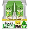 Biena Edamame Beans Snack High Protein Snacks - Healthy Office Snacks For Adults and Kids, 13g of Protein, 130 Low Calorie, Crunchy Edamame, Vegan