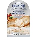 Philadelphia Multigrain Bagel Chips & Cream Cheese Dip, 1 Tray, for On-the-Go Snacking, Strawberry, No Artificial Flavors, Made with Real Fruit, 2.5