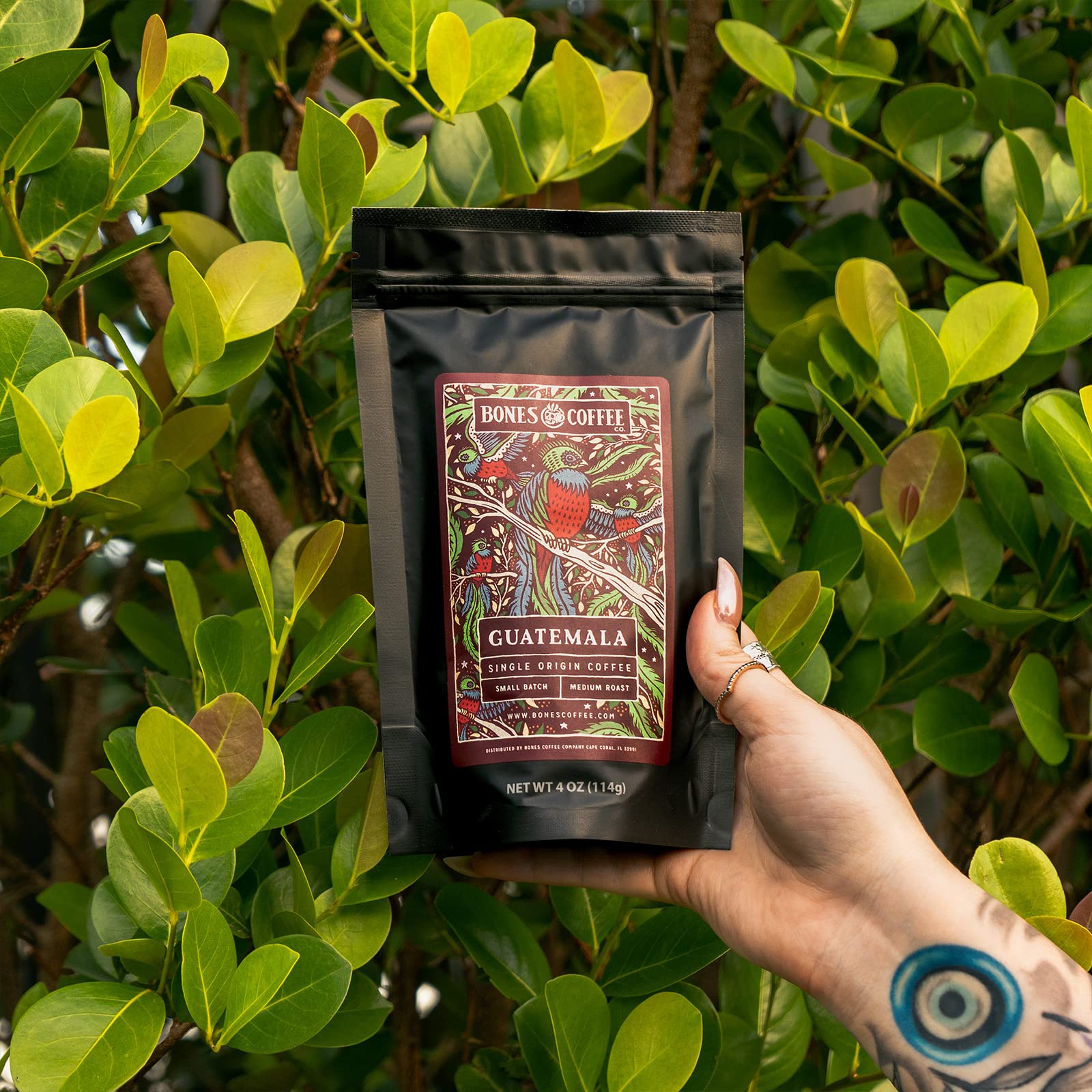Bones Coffee Company NEW World Tour Sample Pack, Single-Origin Flavored Coffee Low Acid Medium Roast Arabica Beans Specialty Coffee Gifts Compatible