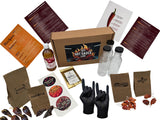 DIY Hot Sauce Kit Lab - Craft 3 Unique Chili Pepper Sauce Bottles Using Ghost Peppers, Chipotle, Ancho and Habanero - Everything includes to make 3