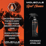 Molecule Spot Cleaner Spray | Performance Apparel Care | Removes Tough Spots and Stains on Racing Suits & Technical Fabrics | 4 Ounces