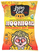 LESSEREVIL Organic Hyperspace Hot Onion Moonions, 6 OZ