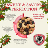 Cherry Republic Cherry Nut Mix, 8 oz Bag - Premium Mixed Nuts with Real Dried Cherries, Simple Ingredients, Sweet and Savory Flavor, Gourmet Fruit