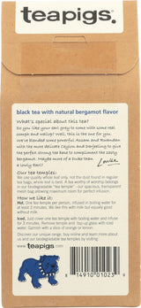 Teapigs Whole Leaf Tea (Earl Grey Strong, 15 Temples)