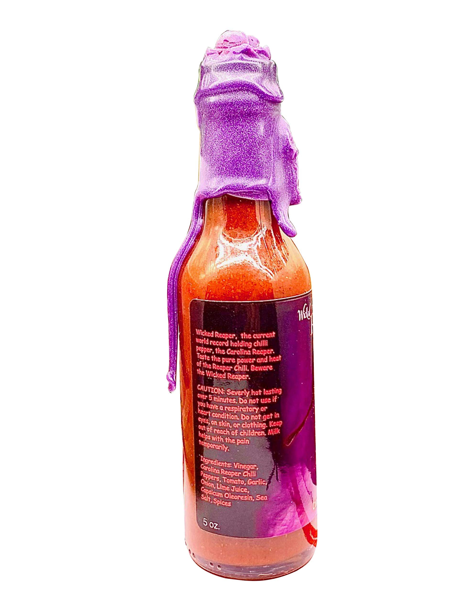 Wicked Reaper Reserve Carolina Reaper Hot Sauce - Purple Edition, 5 oz